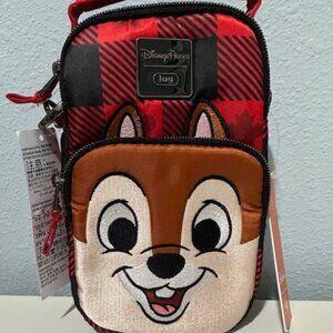 Disney Parks Epcot Chip Lug Crossbody Bag New with Tags